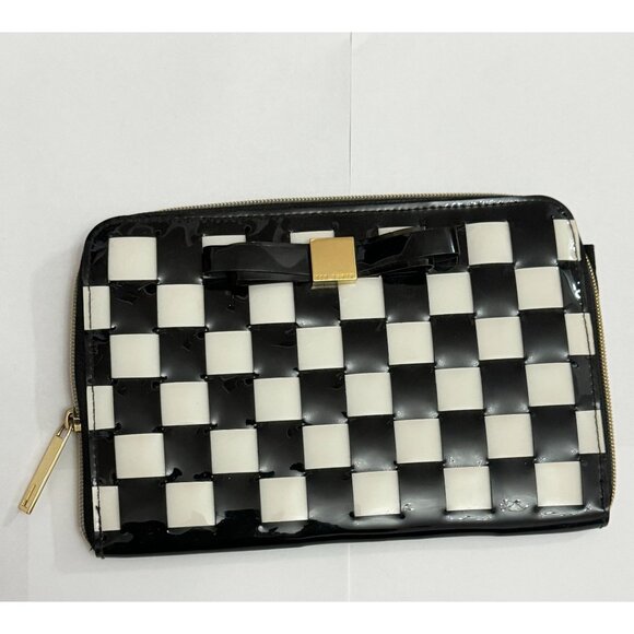 Ted Baker London Ipad Tablet Reader Checkered Case 9x6 - Picture 2 of 6